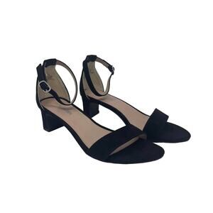 Steve Madden Girls‎ JKarlee Black Faux Suede Dress Sandal